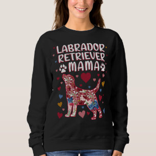 Sudadera Floral Labrador Retriever Mama