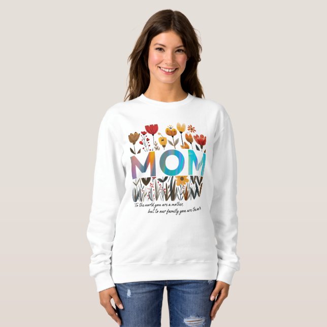 Sudadera Floral MOM Sweatshirt (Anverso completo)