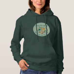 Sudadera Floral real de crucero