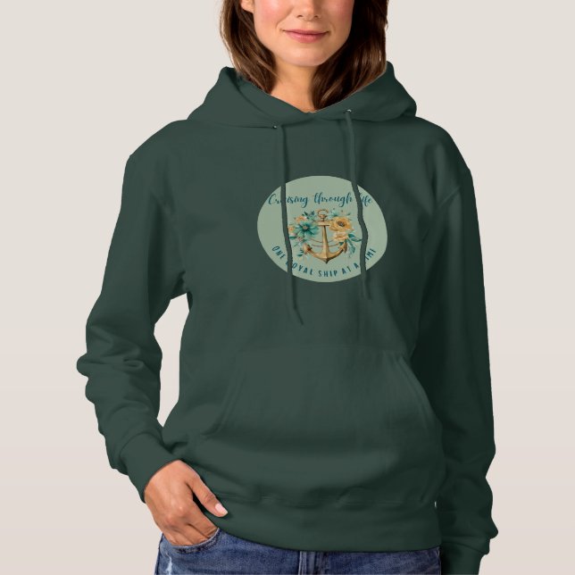 Sudadera Floral real de crucero (Anverso)
