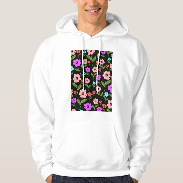 Sudadera Floral retro (Anverso)