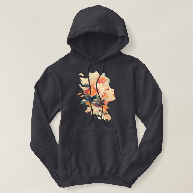 Sudadera Floral Reverie (Diseño del anverso)