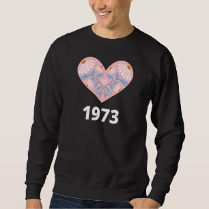 Sudadera Floral Rosa 1973 Y Elección Pro Para Mujeres Femin