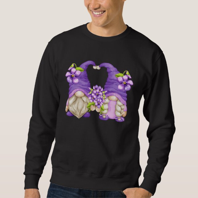 Sudadera Floral Summer Graphic For Women Purple Awareness G (Anverso)