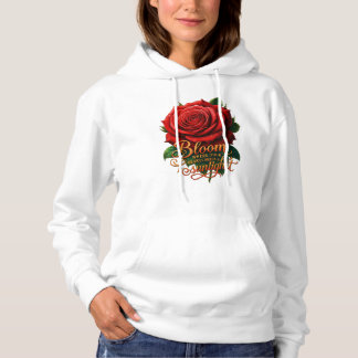 Sudadera Florece donde tu corazón siente la luz del sol