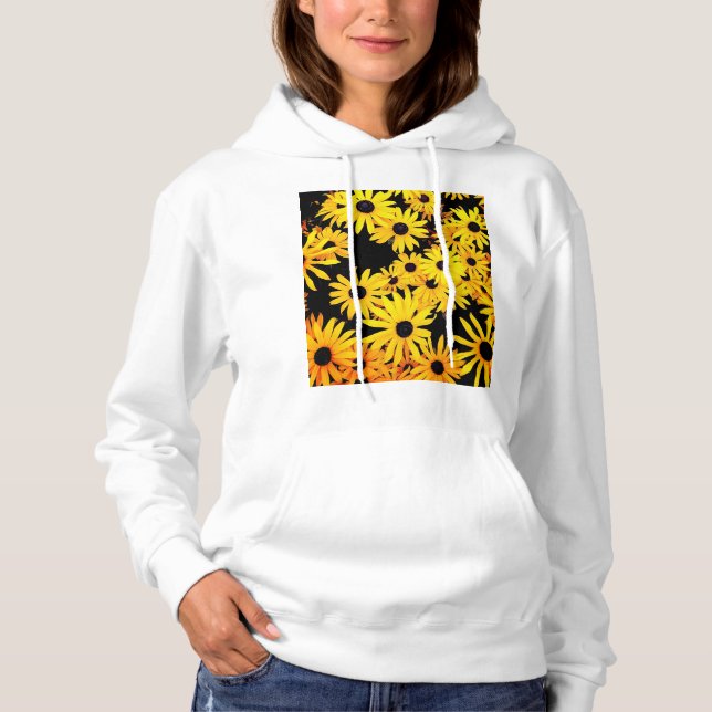 Sudadera Flores amarillas y negras (Anverso)