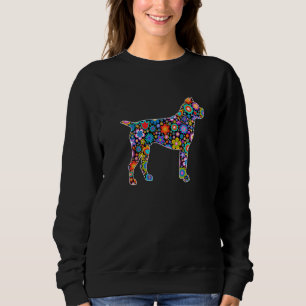 Sudadera Flores Boxer Dog Easter Day Dog