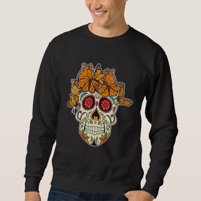 Sudadera Flores coloridas de la imaginación (Anverso)