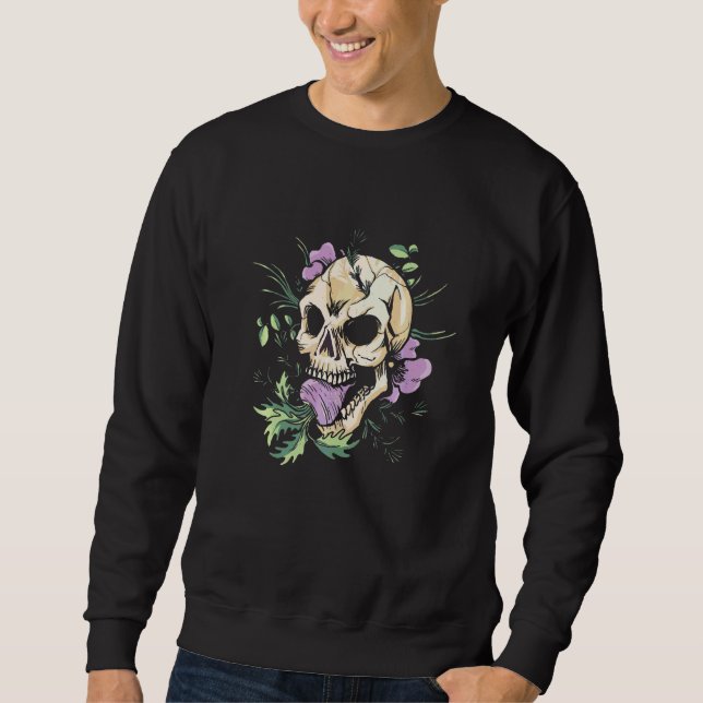 Sudadera Flores coloridas de la imaginación   (Anverso)
