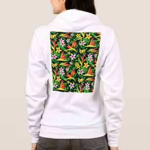 Sudadera Flores De Acuarela Y Frutas Patrón Floral-23768