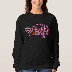 Sudadera Flores De Alligador Subió A Las Mujeres De Cocodri