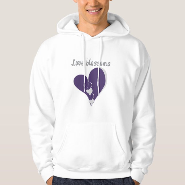 Sudadera Flores de amor (Anverso)