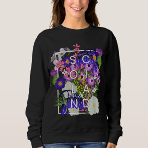 Sudadera Flores de Arte de Palabra de Escocia - Orgullo esc