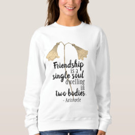 Sudadera Flores de comillas de amistad