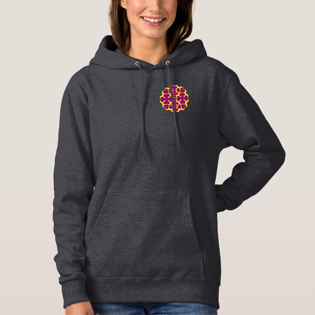Sudadera Flores de corazón de Kenneth Yoncich (Anverso)