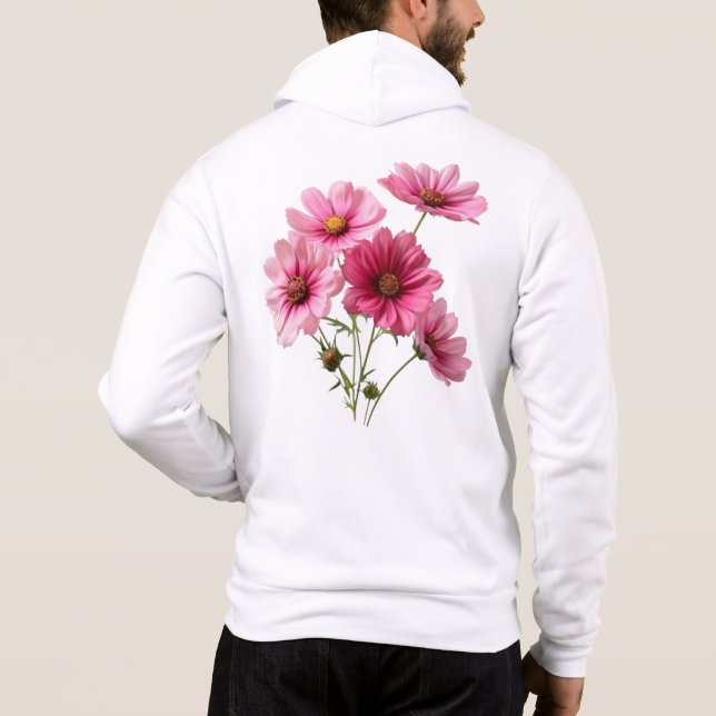 Sudadera Flores de Cosmos Rosas-23456 (Reverso)