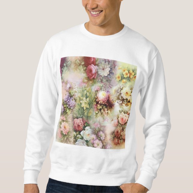 Sudadera Flores de época (Anverso)