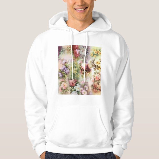 Sudadera Flores de época (Anverso)