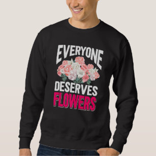 Sudadera Flores de flores de horticultura de jardinería
