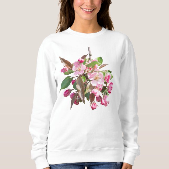 Sudadera Flores de manzana (Anverso)