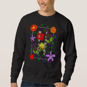 Sudadera Flores De México Jardín Natural Mexicano De México