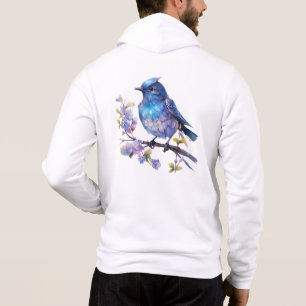 Sudadera Flores de pájaro hada Clipart de acuarela-73611