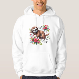 Sudadera Flores de Perezoso Perezoso Lindo