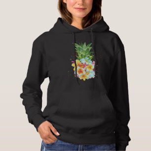 Sudadera Flores de piña Aloha Hawaiian Tee Piña Tee