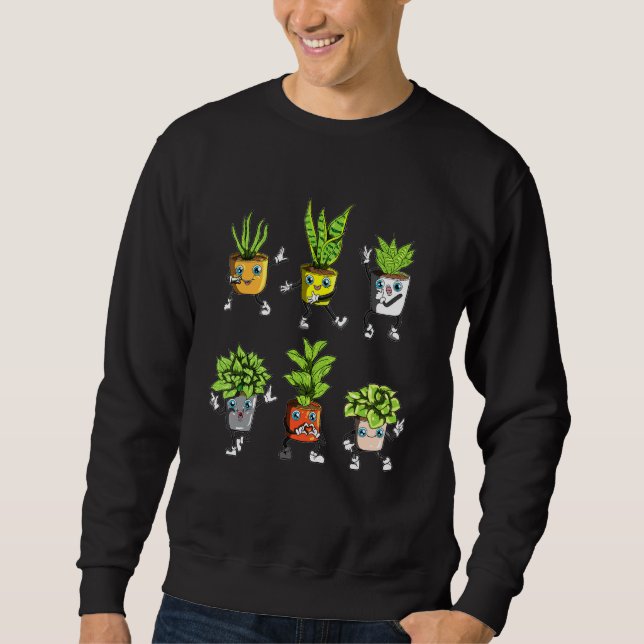 Sudadera Flores de plantas interiores Planta de agricultore (Anverso)
