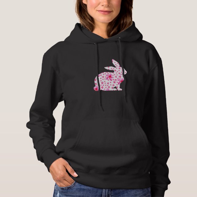 Sudadera Flores de primavera de hembras de hembra floral de (Anverso)
