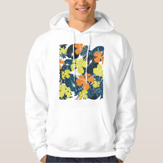 Sudadera Flores de primavera: textura floral vintage