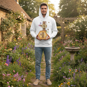 Sudadera Flores de sujeción del oso de miel