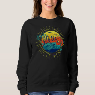 Sudadera Flores de tortuga de la isla hawaiana Aloha Haw