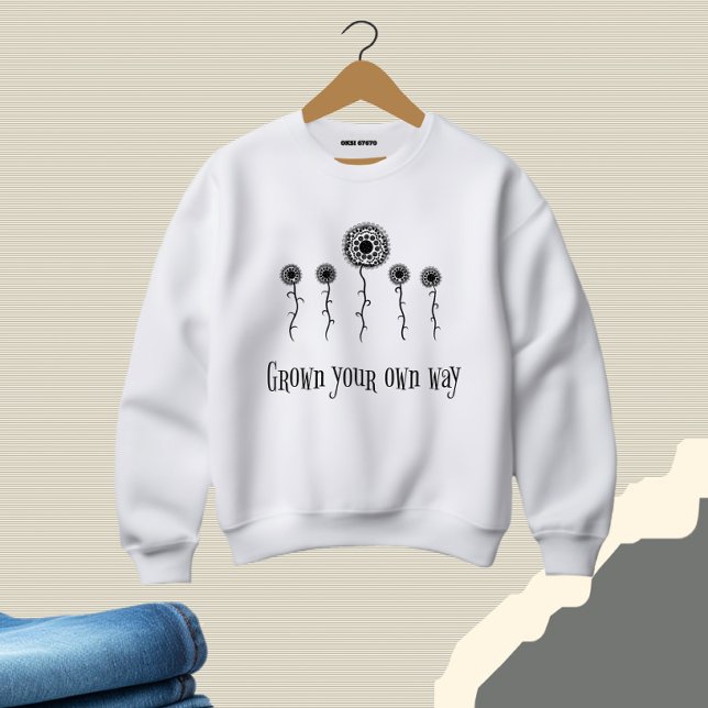 Sudadera Flores en crecimiento (Subido por el creador)