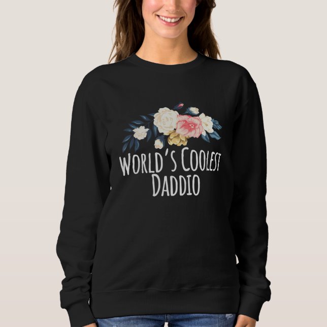 Sudadera Flores florales mundos más fríos Daddio (Anverso)