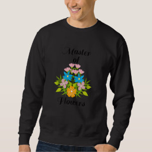 Sudadera Flores Jardinería Naturaleza Florista Local