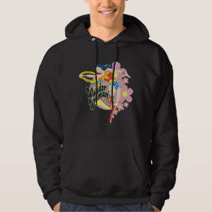 Sudadera Flores retro de mujer maravilla