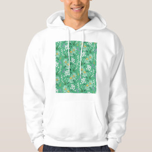 Sudadera Flores Retro, Patrón Botánico Sin Marea.