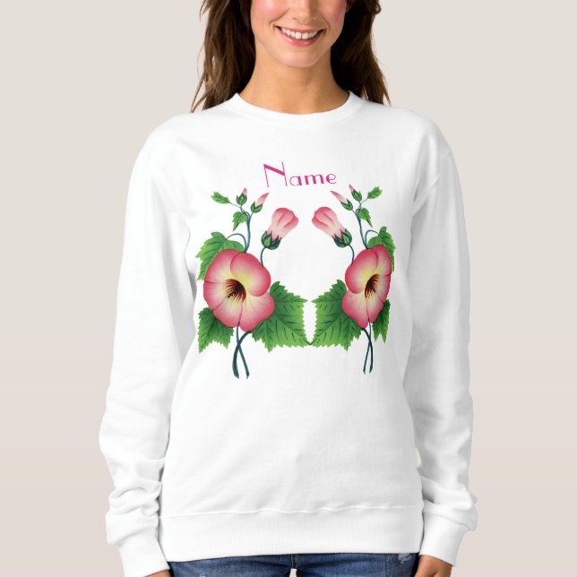 Sudadera Flores rosa de inicio, Thunder_Cove (Anverso)