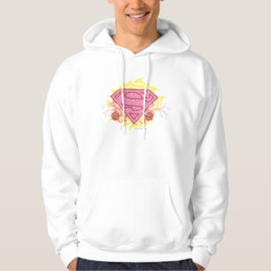 Sudadera Flores rosadas de Supergirl