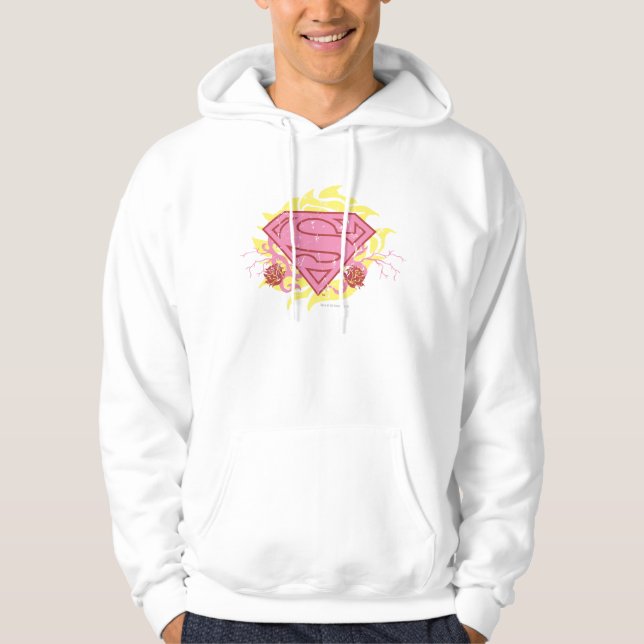 Sudadera Flores rosas superchicas (Anverso)
