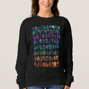 Sudadera Flores salvajes brillantes de arcoiris Colorosa et