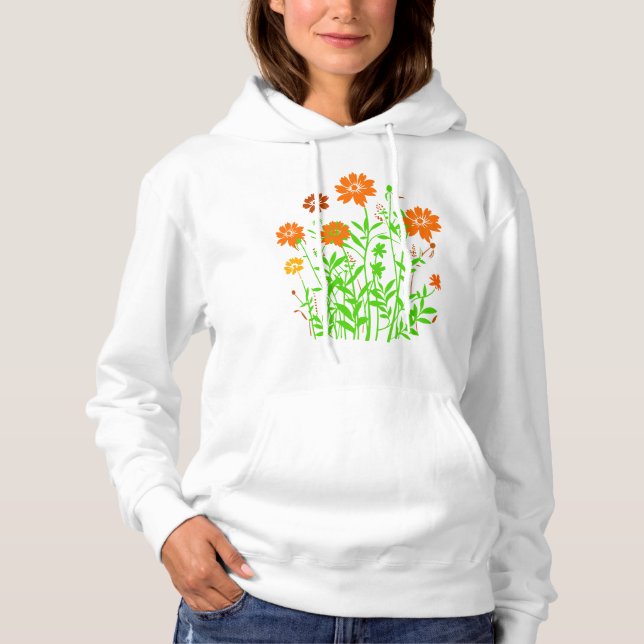 Sudadera Flores silvestres (Anverso)