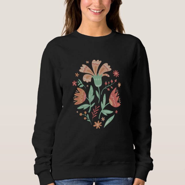 Sudadera Flores silvestres (Anverso)