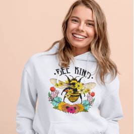 Sudadera Flores Silvestres Gráficas Casuales Sé Amable