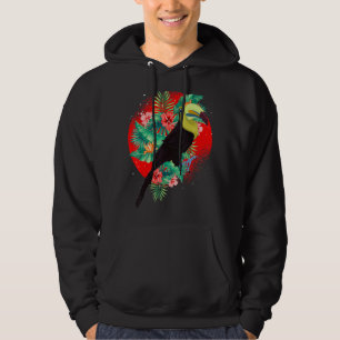 Sudadera Flores Tropicales De Aves De La Selva Tropical A