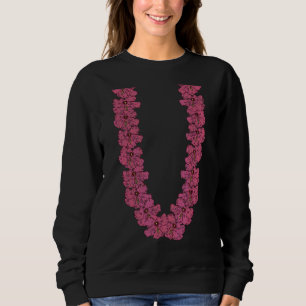 Sudadera Flores tropicales de la cadena de flores de Hawái 