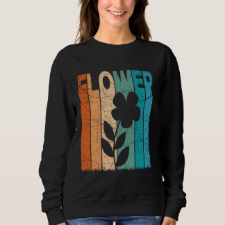 Sudadera Flores Vintage Botánicas Lover Retro Flori