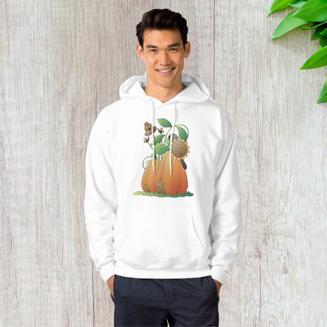 Sudadera Flores Y Abejas De Calabaza (Subido por el creador)