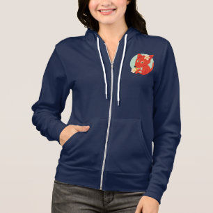 Sudadera Flores Y Hoodie De Zorro Cute